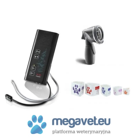 Ciśnieniomierz Vet BP, profesjonalny zestaw dopplerowski dla zwierząt Doppler Vet BP +5 mankietów weterynaryjnych [GWV]