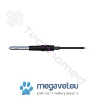 Elektroda igłowa, prosta, izolowana, śr. 0,8 x 22 mm, dł. 40 mm, śr. uchwytu 2,4mm (TCM)