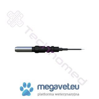 Elektroda igłowa, wolframowa, prosta, izolowana, śr 0,5 x 3 mm, dł. 40 mm, śr.uchwytu 4 mm. (TCM)