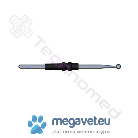 Elektroda kulkowa, prosta, śr. 3 mm, dł. 40 mm, śr.uchwytu 2,4mm (TCM)