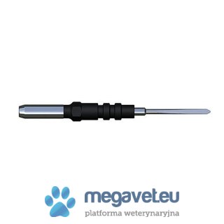 Elektroda lancetowa, prosta, 1,5 x 17 mm, dł. 40 mm, śr.uchwytu 4mm (TCM)