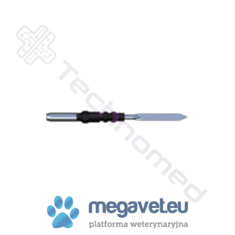 Elektroda lancetowa, prosta, 3,4 x 24 mm, dł. 45 mm, śr.uchwytu 2,4mm (TCM)