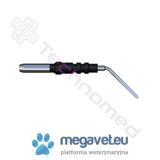 Elektroda lancetowa, zagięta, 1,5 x 17 mm, dł. 30 mm, śr.uchwytu 4mm (TCM)