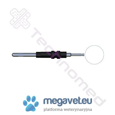 Elektroda pętlowa, taśmowa, prosta, śr. 12 mm, dł. 40 mm, śr.uchwytu 2,4mm (TCM)