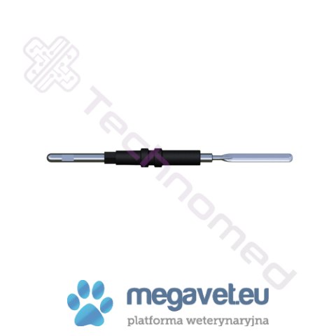 Elektroda szpatułkowa, prosta, 2,3 x 19 mm, dł. 45 mm, śr.uchwytu 2,4mm (TCM)