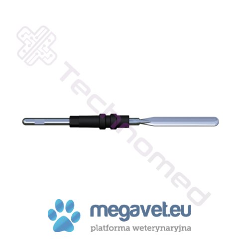 Elektroda szpatułkowa, prosta, 3 x 24 mm, dł. 45 mm, śr.uchwytu 2,4mm (TCM)