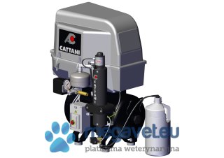 Kompresor bezolejowy Cattani AC 100 z osuszaczem powietrza i plastikową osłoną redukującą hałas (TCM)