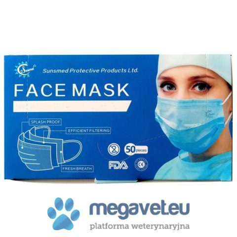 Maseczki Chirurgiczne (50 szt.) (IPP)
