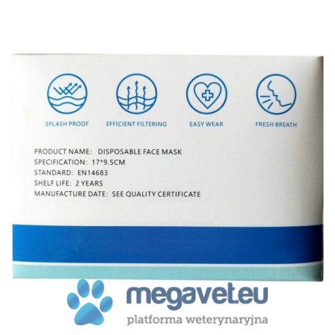 Maseczki Chirurgiczne (50 szt.) (IPP)