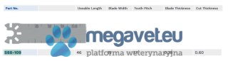 Ostrze do piły oscylacyjnej De Soutter S88-109 (TCM)