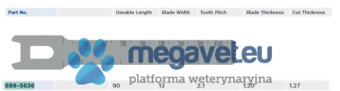 Ostrze do piły oscylacyjnej De Soutter S89-5636 (TCM)