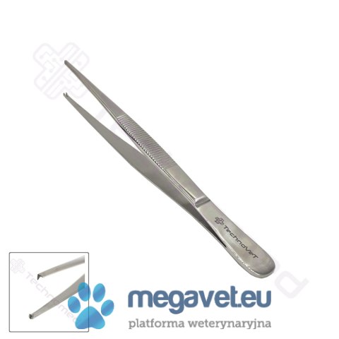 Pęseta 1x2 ząb, 140mm (TCM)