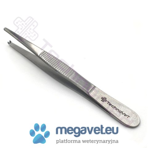 Pęseta chirurgiczna 105mm, 1x2 ząb (TCM)