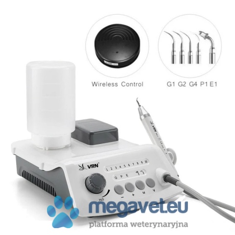 Veterinary scaler VRN A8 LED - 5 tips [GWV]