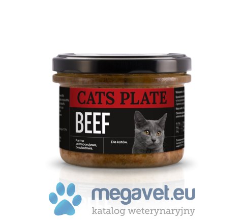 Cats Plate Beef 180g (DGP)