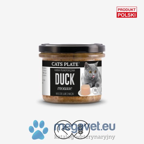 Cats Plate Duck Mousse 100g (DGP)