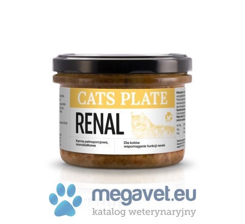 Cats Plate Vet Renal z kaczkÄ... 180g (DGP)