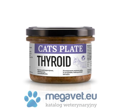Cats Plate Vet Thyroid 180g (DGP)
