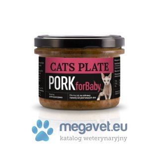 Cats Plate for Baby Pork 180g (DGP)