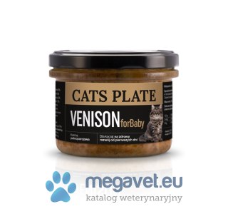 Cats Plate for Baby Venison 180g (DGP)
