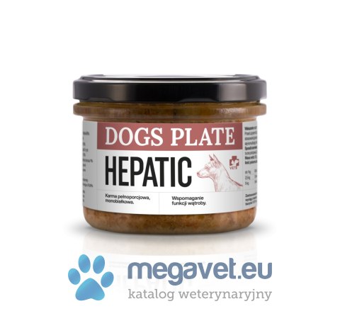 Dogs Plate Vet Hepatic 180g (DGP)