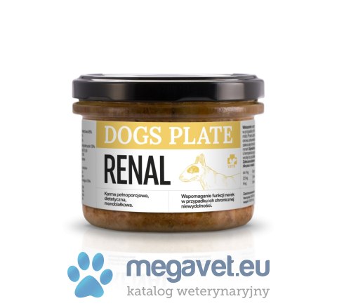 Dogs Plate Vet Renal z wieprzowinÄ... 180g (DGP)