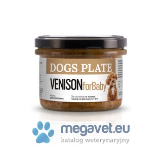 Dogs Plate for Baby Venison 180g (DGP)