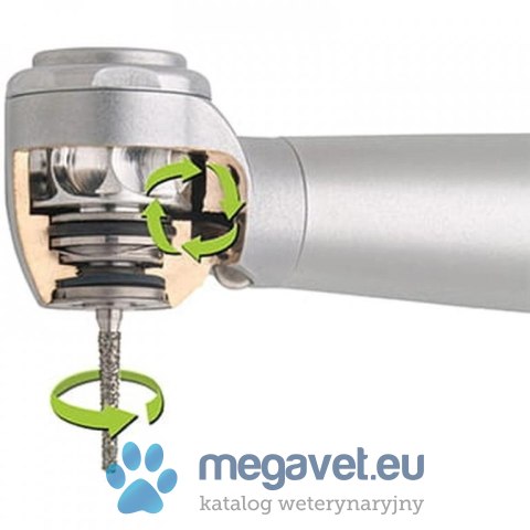 Turbina szybkoobrotowa LED z silnikiem (FDT)