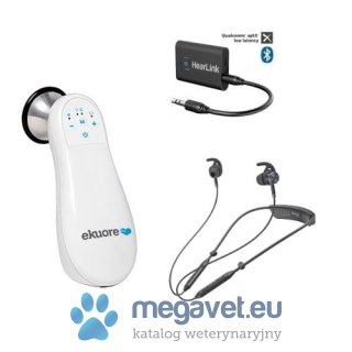 ZESTAW Telemedyczny Diagnostyczny Stetoskop Elektroniczny eKuore + Słuchawki BeHear NOW (MDA)