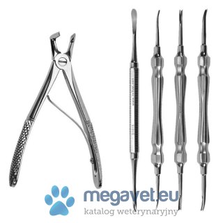 Zestaw narzędzi do zębów mlecznych - 5 części (FDT)